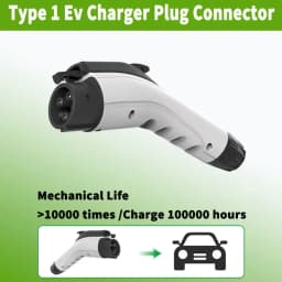 Portable EV Charger Plug SAE J1772 Connector Type 1 16A 32A 40A 50A for USA Electric Car Vehicle Charging Station EVSE Wallbox