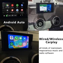 Wireless Carplay Android Auto Lossless Installation Interface For Audi A3 A4 A5 Q2 Q5L Q7 2014-2018 Rear Camera Car Play Module