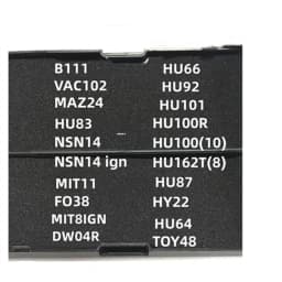 Lishi 2 in 1 HU83 VAC102 HU87 MAZ24 NSN14 FO38 DW04R MIT11 MIT8IGN HU66 HU100 HU64 HU101 HU100R HU92 HU162T(8) TOY48 HY22