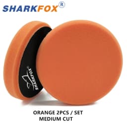 Sharkfox 5"(125mm) /6"(150mm) Car Sponge Buffing Polishing Pads For DA/RO/GA Car Buffer Polisher