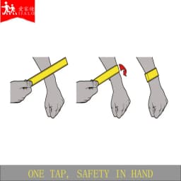 10Pcs 41CM Bracelets First Aid Rescue Response Triage Classification Immediate Delayed Treatment Reflective Band Wristband
