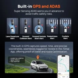 Global Version 70mai Dash Cam 4K Omni X800 360° Rotating Dual-Channel HDR Supported 4G Compatible Supercapacitor 70mai X800 Omni
