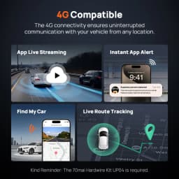 Global Version 70mai Dash Cam 4K Omni X800 360° Rotating Dual-Channel HDR Supported 4G Compatible Supercapacitor 70mai X800 Omni