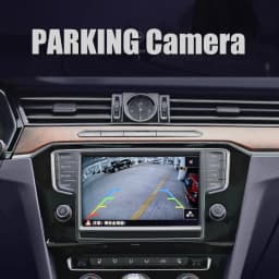 Flipping Logo Camera Dynamic Line for Golf 6 7 8 MK6 MK7 Passat B6 B8 CC Magotan EOS Emblem Logo Reverse Waterproof Night Vision
