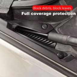 For Volvo S90 V90 XC60 2018-2026 Anti-Leaf Debris Blocking Wiper Drain Slot Modified Car Supplies 2025 2023 2022 2021 2020 2019