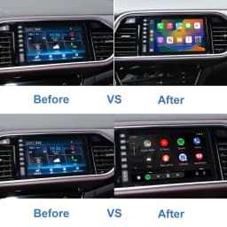 WIZCAR A3 Converter Real-time Maps Online Music Android Auto Adapter For Honda MNV XNV VE1 ENS1 ENP1 for Android Phone Use