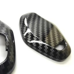 Carbon Fiber Gloss Remote Key Case Protector Accessories Cover Shell For BMW Diamond Remote Key E46 E39 E38 Z3 Z4 E83 E53