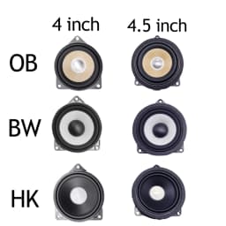 For BMW F30 F20 F10 G20 G01 Midrange Speakers For BMW G30 F48 F34 3GT F23 X1 X2 X3 Front Rear Door Horn 4.5 4 inch Loudspeaker