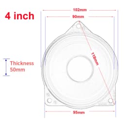 For BMW F30 F20 F10 G20 G01 Midrange Speakers For BMW G30 F48 F34 3GT F23 X1 X2 X3 Front Rear Door Horn 4.5 4 inch Loudspeaker