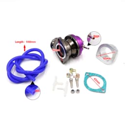 Type-RS Turbo Blow off Valve Adjustable 25psi BOV With 63mm or 76mm Flange Pipe For GD-RS FV RZ Blow Off Valve Adapter L=150mm