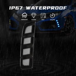 DRL For Honda Civic 10th Generation Type R 2018 2019 2020 202 LED Daytime Running Light Dynamic Turn Signal Lamps Fog