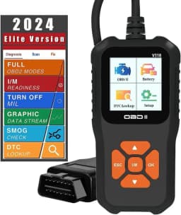 V318 Auto Diagnostic Tool Scanner Automobile Battery Tester OBD2 Automobile Clear Fault Detects Support Multiple Languages