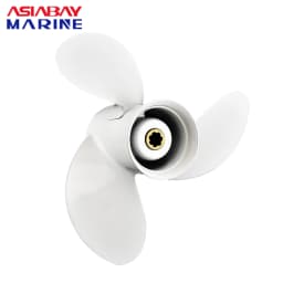 For Yamaha Outboard Propeller 8-1/2 x 8-1/2 Aluminum Alloy Screw 3 Blade 7 Spline for Ship Marine Engine 6 8 9.9 HP Boat Motor