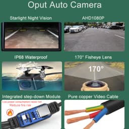 170° AHD 1080P Flip Emblem Rear View Reverse Backup Camera For VW Golf 6/7/8 Polo CC Beetle Magotan B6 B7 B8 EOS T-roc Passat
