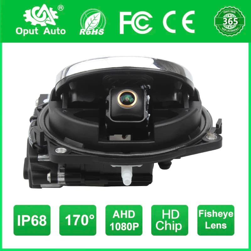 170° AHD 1080P Flip Emblem Rear View Reverse Backup Camera For VW Golf 6/7/8 Polo CC Beetle Magotan B6 B7 B8 EOS T-roc Passat