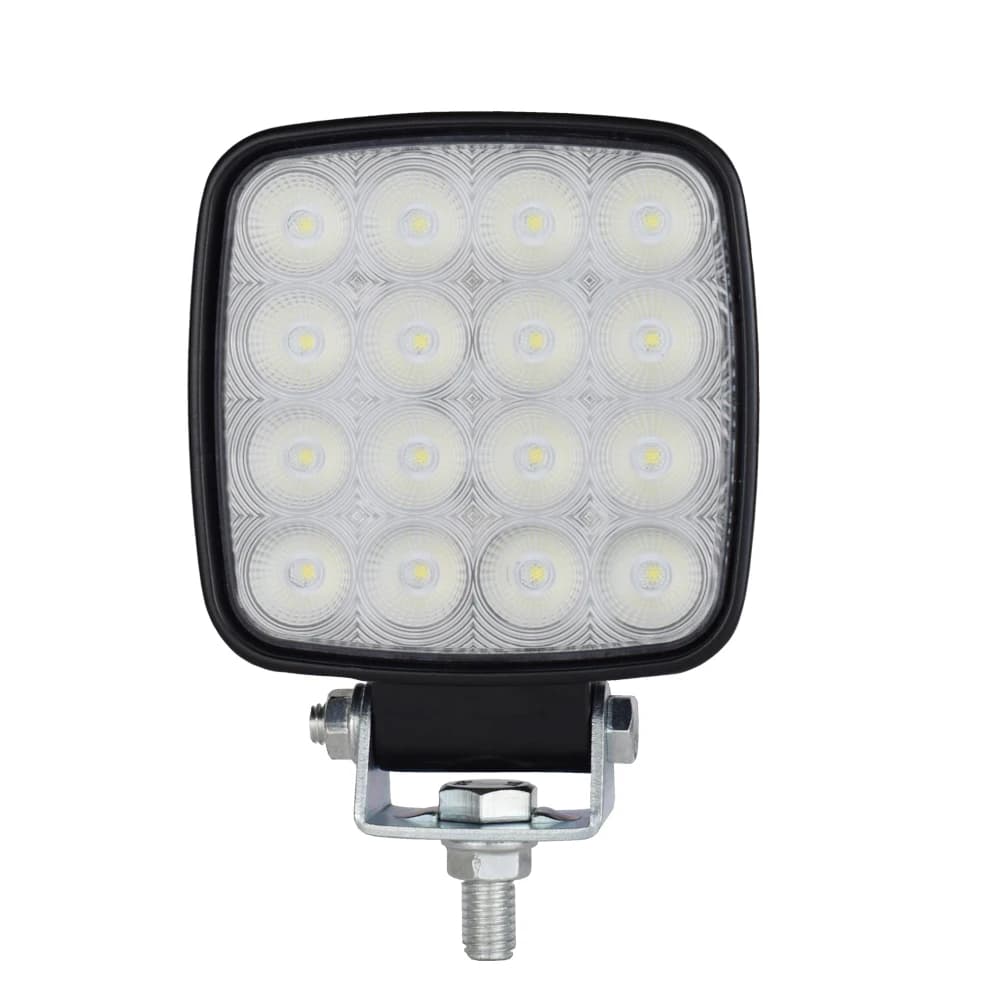 4 inch LED Flood Light Excavator Squar Forklift Tractor Heavy Duty Blub Offroad 12V 24V 6240LM Agricultural vehicles 1
