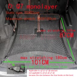 Original Car Trunk Mesh Net Cargo Luggage A4 B5 B6 B8 A6 C5 C6 A3 A5 Q3 Q5 Q7 8W9 861 869 80A 861 869 9B9