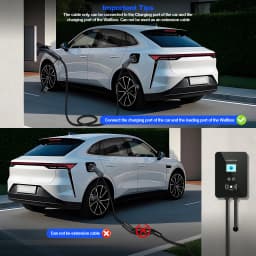 EV Charging Cable J1772 Type1 to Type2 Female to Male Plug 32A 16A 3M/3.5M Electric Vehicle Cord for Public Charger Station