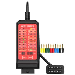 WOYO CAN Tester Vehicle Diagnosis On-Board Diagnostics OBD 16 Pin Break Out Box Detection CAN Bus Circuit Tester 12V 24V