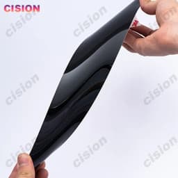 6x Glossy Black Car Door Center BC Pillar Post Cover Mirror Effect Trim For Mercedes Benz ML Class W164 Window Column PC Sticker