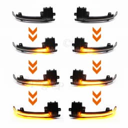 For Audi A4 A5 B8.5 RS5 B8 A3 8P RS3 Dynamic Turn Signal LED Blinker RS4 Sline S5 Sequential Side Mirror Light 2011-2016