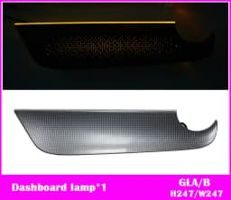 LED Dashboard Door Decorative Lamp For Benz GLA H247 B W247 GLB X247 MB 64-color Air Vent Outlet Nozzle Tweeter Ambient Light
