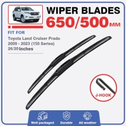 Front Rear Wiper Blades For Toyota Land Cruiser Prado 150 J150 2009 - 2023 Windshield Brush Windscreen Window Accessories Parts