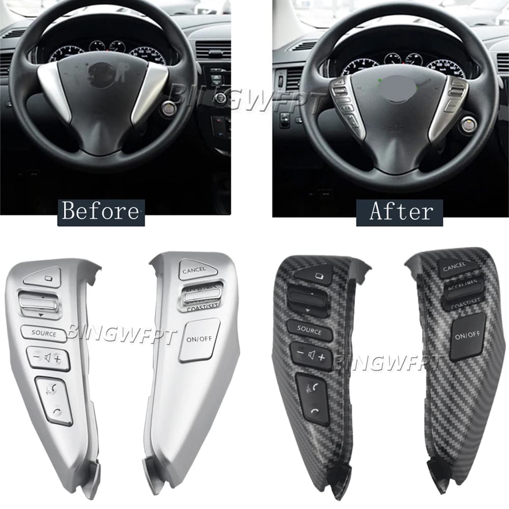 New Color Steering Wheel Buttons 25550-3DA6A Cruise Control Switch For Nissan Sentra 2013-2015 For Nissan Versa 2014-2015