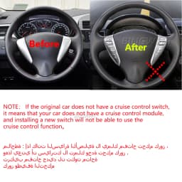 New Color Steering Wheel Buttons 25550-3DA6A Cruise Control Switch For Nissan Sentra 2013-2015 For Nissan Versa 2014-2015