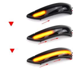 2x Dynamic Side Mirror Blinker Light LED Turn Signal Lamps For Mercedes Benz A B Class W169 W245 2004-08