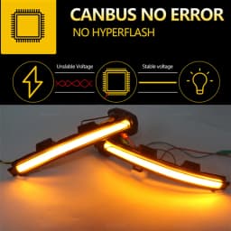 Dynamic Blinker LED Turn Signal For VW Passat B8 Variant Arteon Light Mirror Indicator Sequential 2015 2016 2017 2018 2019 2020