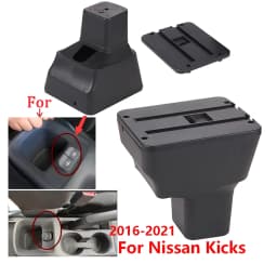 For Nissan Kicks Armrest Box Car Storage Box Interior Details Special Retrofit Parts Center Car Accessories Arm 2016-2021