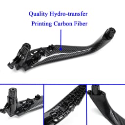 2/4PCS Left Right Carbon Fiber Interior Car Door Handle Inside Cover Trim For BMW 5 Series M5 G30 G31 F90 2017-2022 51417438523