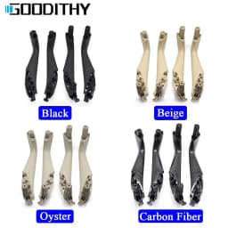 2/4PCS Left Right Carbon Fiber Interior Car Door Handle Inside Cover Trim For BMW 5 Series M5 G30 G31 F90 2017-2022 51417438523