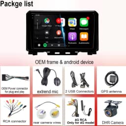 9 Inch Android 16 For Suzuki Jimny JB64 JB74 2018 - 2020 Multimedia Video Player Car Radio Stereo GPS Navigation Carplay