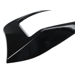 For VW Golf 7 7.5 MK7 MK7.5 GTI R GTD R400 2013-2020 Rear Bumper Brake Lamp Spoiler Trim Glossy Black 1Pair Frame Strip Canard