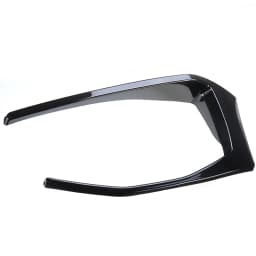 For VW Golf 7 7.5 MK7 MK7.5 GTI R GTD R400 2013-2020 Rear Bumper Brake Lamp Spoiler Trim Glossy Black 1Pair Frame Strip Canard