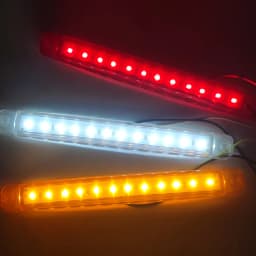 10PCS 12V 24V 12LED Side Marker Indicator Lights Front Rear LED Indicator Turn Signal Lamp for Car Truck Trailer Lorry Bus