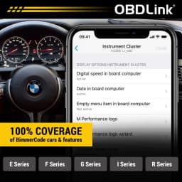 OBDLink CX Bluetooth 5.1 BLE OBD2 Adapter for IPhone/iOS & Android Car Coding Diagnostics Tool Compatible with Bimmercode