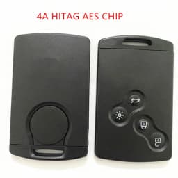 NO LOGO! 5pcs/lot 4 Button Clio4 Keyless Car Key Smart Card Remote 433MHz 4A Chip for Rena Clio IV 4 Captur Key 2009-2017
