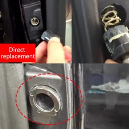 Middle Door Abnormal Noise Elimination Rubber Ring Mute Sound Guide Block For Mercedes Benz Vito V Class V260 W447 15-22