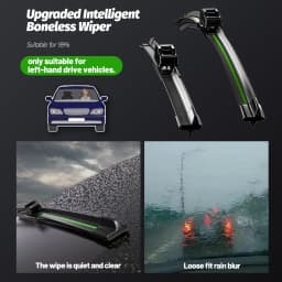Wiper RHD & LHD Front Wiper Blades For Ford Mondeo Fusion 2015 - 2021 Windshield Windscreen Window Rain Brushes 28"+28"