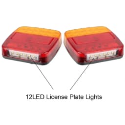 12V Taillight Turn Signal Indicator 26 LEDTail Light Car Number Plate Light Rear Reverse Brake Stop Lamp Trailer Truck Caravan