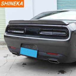 SHINEKA Car Rear Tail Light Lamp Decoration Cover for Dodg Challenger 2015-2023 Up Taillight Lamp Cover Exterior Accessories