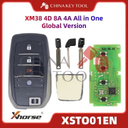 1PCS Xhorse XSTO01EN Global Version For Toyota XM38 Smart Key 4D 8A 4A All in One with Logo for VVDI Support Renew