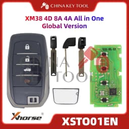 1PCS Xhorse XSTO01EN Global Version For Toyota XM38 Smart Key 4D 8A 4A All in One with Logo for VVDI Support Renew