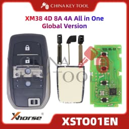 1PCS Xhorse XSTO01EN Global Version For Toyota XM38 Smart Key 4D 8A 4A All in One with Logo for VVDI Support Renew