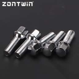 5Piece 28/35/40/45/50/55/60mm Lengthen Steel Wheel Bolts M14 X 1.5 12X1.5mm WHEEL NUTS SEAT SUIT FOR VW Volkswagen