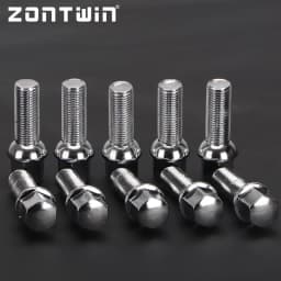 5Piece 28/35/40/45/50/55/60mm Lengthen Steel Wheel Bolts M14 X 1.5 12X1.5mm WHEEL NUTS SEAT SUIT FOR VW Volkswagen