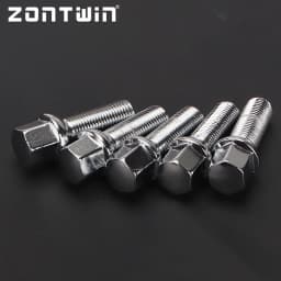 5Piece 28/35/40/45/50/55/60mm Lengthen Steel Wheel Bolts M14 X 1.5 12X1.5mm WHEEL NUTS SEAT SUIT FOR VW Volkswagen